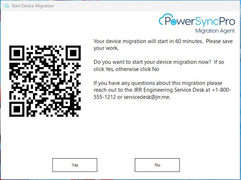 Migration enforcement starting with a countdown