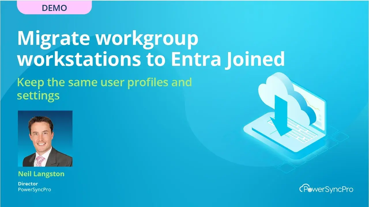 <h5>Migrate workgroup workstation to Entra Joined (Cloud Native)</h5>